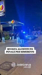 70K views · 316 reactions | Rivolta all’Istituto Penale per i minorenni di Bari. L’area è stata delimitata dalla Polizia: urla e rumore di oggetti che sbattono provengono dalle celle. | Telesveva | Facebook