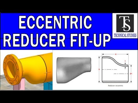 How to fit up an eccentric reducer on a piping spool explained.