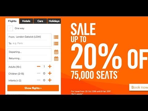 Online Booking from Phone Tutorial easyJet