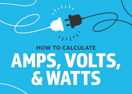 How to Calculate Amps, Volts, and Watts