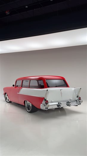 3.8K views · 7.6K reactions | Introducing our newest sale vehicle, a beautiful 1957 Chevy Handyman wagon! Keep an eye on our page for more details on this stunning Restomod #chevyhandyman #chevybelair #chevynomad #57chevybelair #belairwagon #belair #trifive #classiccars #musclecars #classicmusclecars #customclassics | Custom Classics Automobiles | Facebook