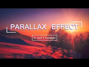 Parallax Effect HTML CSS In Just 5 Minutes | Parallax Scrolling Tutorials