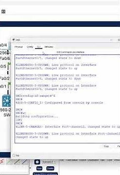 6.Etherchannel lab by using LACP in CISCO Packet Tracer Part 6 | CCNA