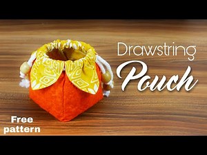 DIY Drawstring Pouch Free Pattern