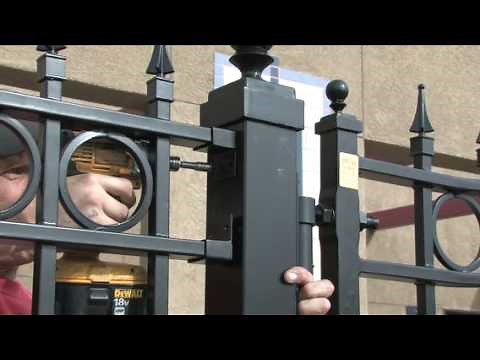Wrought Iron Fence Installation Video