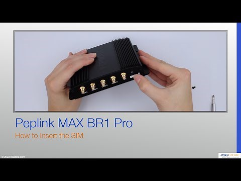 Peplink BR1 Pro - How to Insert the SIM