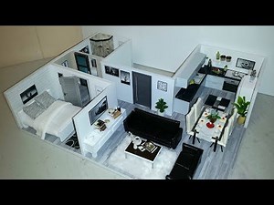 DIY Miniature Modern Dollhouse Apartment #4