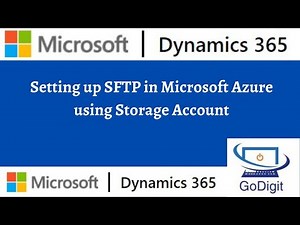 Setting up SFTP in Microsoft Azure using Storage Account