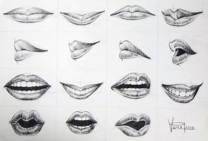 63K views · 1.7K reactions | How To Draw Lips Expressions More slowly version: https://youtu.be/csH2R5ytbwY ... | DRAWING PENCIL | Facebook