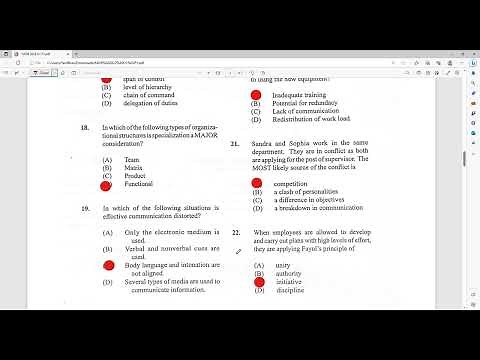 Cape MOB Unit 1 Paper 1 2022 Solutions