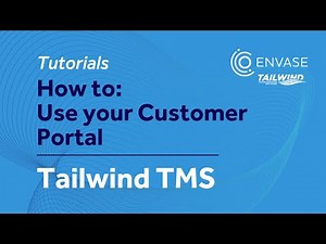 How to Use your Customer Portal | Tailwind TMS Tutorials