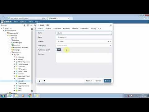 How to Create table,insert and select operations on table in Postgresql