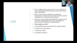 Treatment Options for Fecal Incontinence: Medical Management and What To Do When Conservative Measures Fail