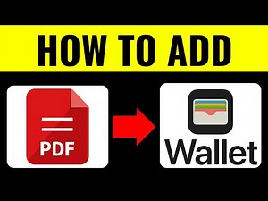 How To Add Pdf To Apple Wallet 2025 (QUICKLY)
