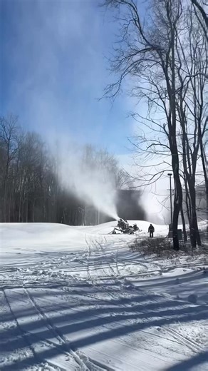 Wisp Resort on Instagram: "Snow much in store.. Snow is being made on some of your favorite slopes this week, including Down Under, Big Dipper, and Ace’s Run, in hopes of opening more of the mountain as long as cold temps are around. Cold temperatures aren’t the only condition that our snowmakers need to fire up the guns. Wind also impacts where we make snow. North and West winds are our most favorable, but don’t worry we can reposition guns to make snow when South and East winds are upon us. Mo