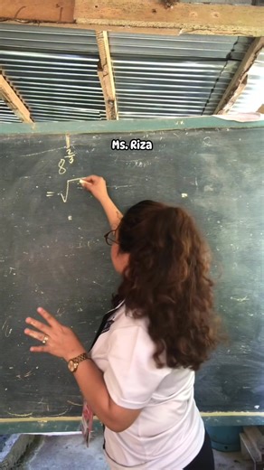 77K views · 2.4K reactions | Fractional exponent to radical form. #fblifestyle | Ms. Riza Teaching Math | Facebook