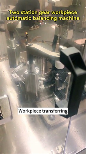 Working video of two station gear automatic balancing machine - Zero Dynamic.
