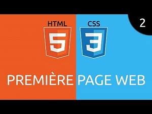 HTML/CSS #2 - première page web