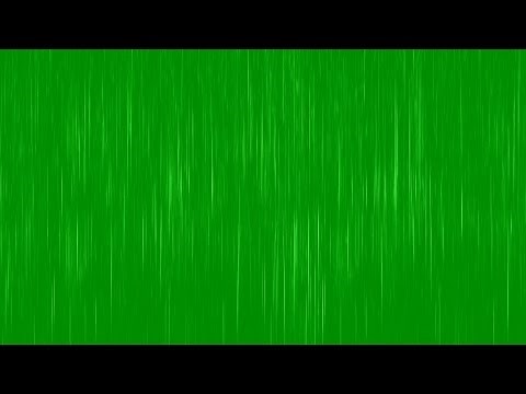 GREEN SCREEN REALISTIC RAIN EFFECT