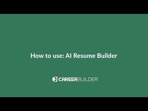 How to Apply for Jobs on CareerBuilder + AI Resume Builder