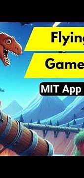Flying Dino Game Demo: MIT App Inventor 2 Creation