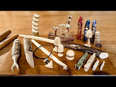 10 simple whittling projects and ideas to get started on, with just a knife and a stick.