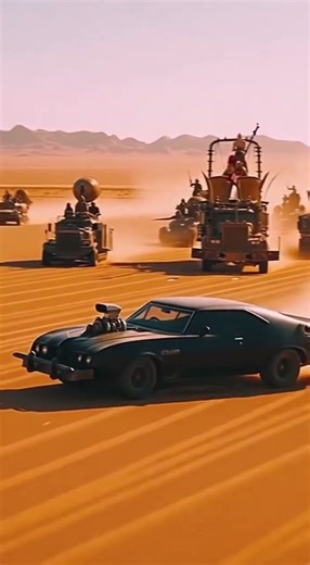 Mad Max Style Desert Drift! Explosive Dust Trails & Extreme Driving