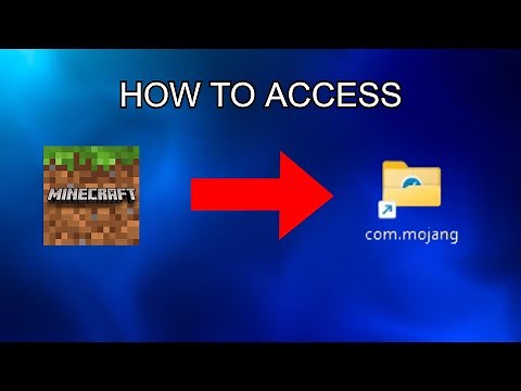 How to Access Your Minecraft Folder! [Minecraft Bedrock on Windows 10/11]
