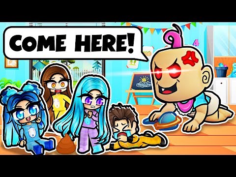 Trapped with the Most Evil Baby in Roblox!