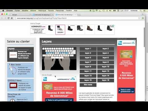 Comment apprendre à taper au clavier avec ses dix doigts GRATUITEMENT ? (niveau collège)