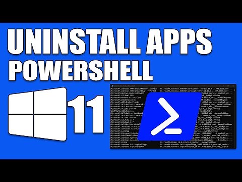 How To Uninstall Apps Using PowerShell Command on Windows 11