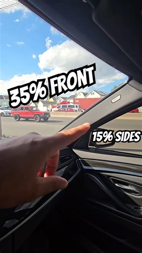 15% vs 35% Tint: Which looks better? 🎥 #bmw #windowtinting #ceramicpro