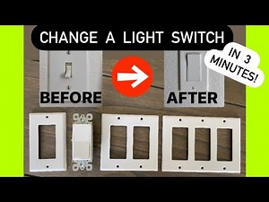 How To Change a Light Switch