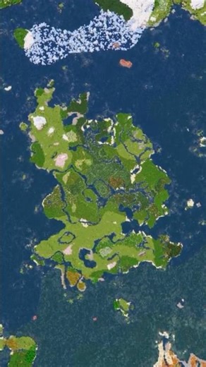 Minecraft Continent Island Seed!
