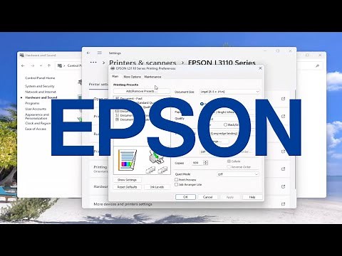 How To Set Epson Printer to Print Black/White/Grayscale by Default on Windows 11/10 [Guide]