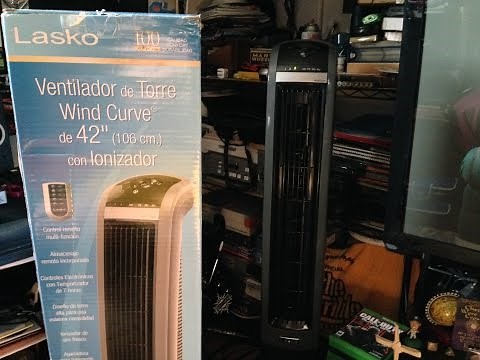 Lasko 42" Wind Curve Tower Fan Unboxing, Installation & Overview