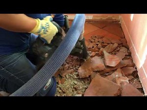 Saltillo Tile Removal DUST FREE Using The DustRam 480-418-1635