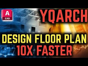 Make floor plan 10x faster AutoCAD Best Tutorial YQArch