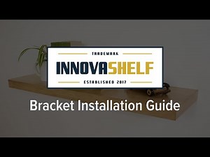 T-LOC Floating Shelf Bracket Installation Video