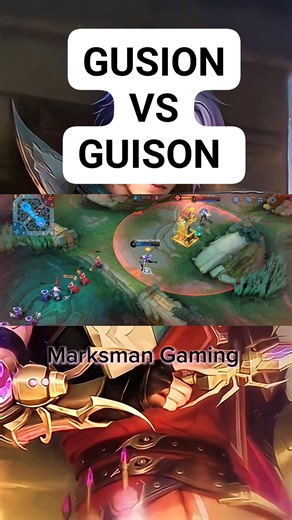 1.4K views · 4 comments | GUISON vs GUSION #MLBB #MobileLegendsBangBang #mlbbhighlights #mobilelegends | Marksman Gaming | Facebook
