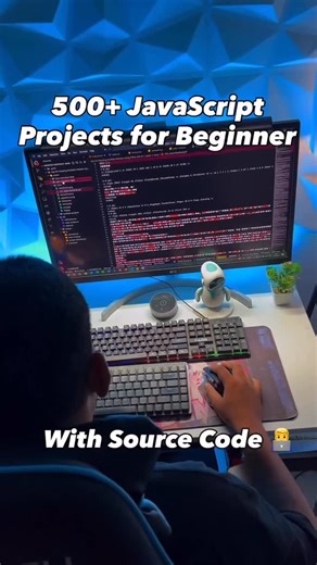 Ankit Dungawat on Instagram: "JavaScript Project For Beginners 👇With Code Comment “JavaScript” and I’ll send you more than 500 projects with source code via DM.” ❤️Keep Coding🔥 . . . Follow for more! #html #css #html5 #css3 #csstricks #cssanimation #learnhtml #learncss #csstips #csstipoftheday #webdeveloper #uidesign #uxdesign #webdesign #webdevelopment #frontenddeveloper #frontendwebdeveloper #100daysofcode #softwareengineer #javascript #code #computerscience #post"