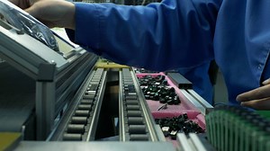 Electronics assembly line  - Free Stock Video