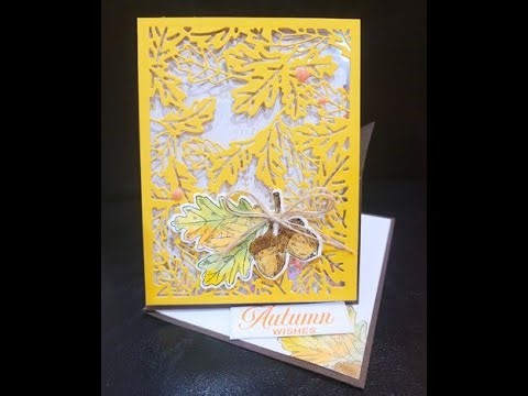 🍁✨ Stampin Up Amber Autumn Easel Card Tutorial ✨🍁