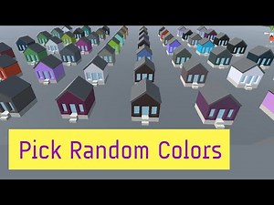 Random Colors And Materials In Unity (Procedural Generation Basics Tutorial)