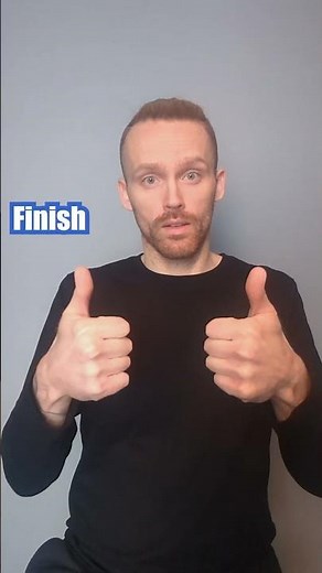 How to sign Start, Stop, Continue, Finish and End in BSL