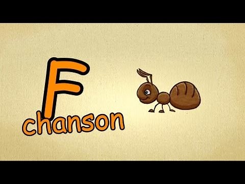 prononciation de lettres en français - lettre "F-chanson" - Apprendre l'alphabet en français