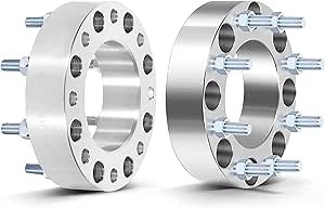 ECCPP 8x180 to 8x180 Wheel Spacers 2inch 8 lug fit for 2011-2023 for Chevrolet 2011-2023 for GMC-2PCS