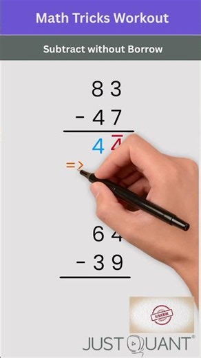 Math Tricks - Subtraction Tricks - Mental Math Hacks - Easy Math Tricks - Quick Math #mathtricks