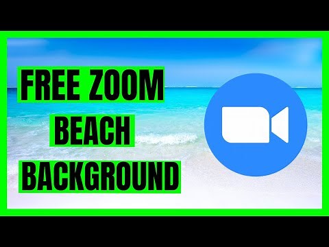 Download Zoom Background Beach Animated Video for Free | Moving Waves Zoom Virtual Background Video
