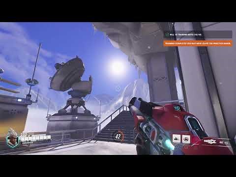 Overwatch 2 - Training: Change Heroes: Ping, Kill 10 Training Bots Sojourn Playstation 5 Gameplay